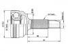 Jeu de joints, arbre de transmission CV Joint Kit:15-1392