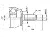 Jeu de joints, arbre de transmission CV Joint Kit:15-1035