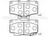 Bremsbelagsatz, Scheibenbremse Brake Pad:04491-35160