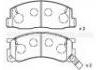 Bremsbelagsatz, Scheibenbremse Brake Pad:04465-28040
