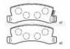Bremsbelagsatz, Scheibenbremse Brake Pad:04492-20100