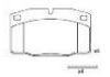 Bremsbelagsatz, Scheibenbremse Brake Pad:180454-066