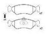 Bremsbelagsatz, Scheibenbremse Brake Pad:181143-700
