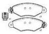 Bremsbelagsatz, Scheibenbremse Brake Pad:181217-702