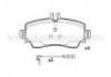 Bremsbelagsatz, Scheibenbremse Brake Pad:168 420 00 20