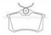 Bremsbelagsatz, Scheibenbremse Brake Pad:180789-700