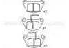 Plaquettes de frein Brake Pad:140361