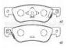 Bremsbelagsatz, Scheibenbremse Brake Pad:8-94317-037