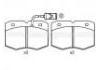 Bremsbelagsatz, Scheibenbremse Brake Pad:190 6158
