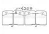 Bremsbelagsatz, Scheibenbremse Brake Pad:190 6039