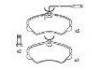 Plaquettes de frein Brake Pad:140700-700